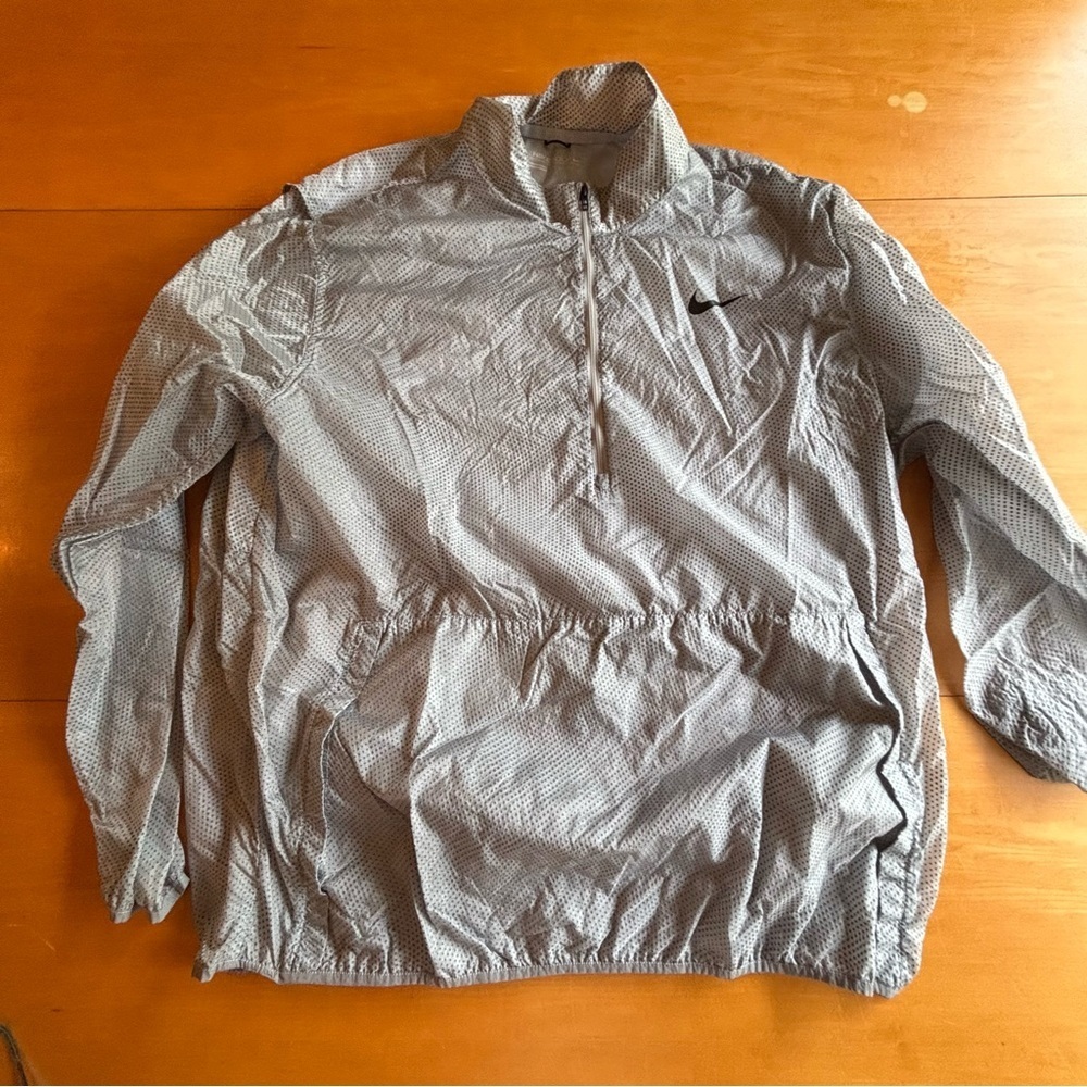 Nike Golf XXL windRunner silver anorak ultra lightweight  golf pullover jacket